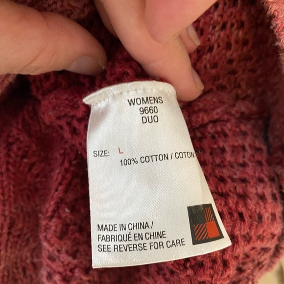 Woolrich NWOT Fair Isles Sweater Celtic Large - Picture 6 of 6